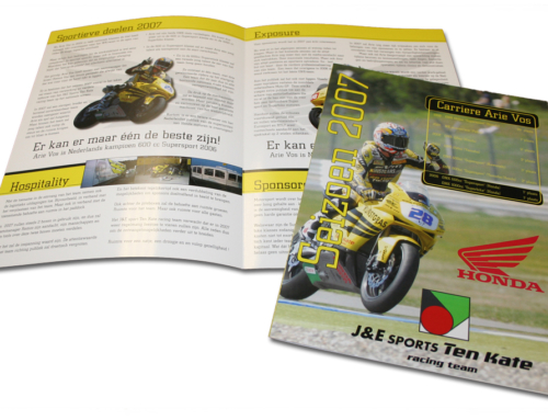 Arie Vos racing, brochure